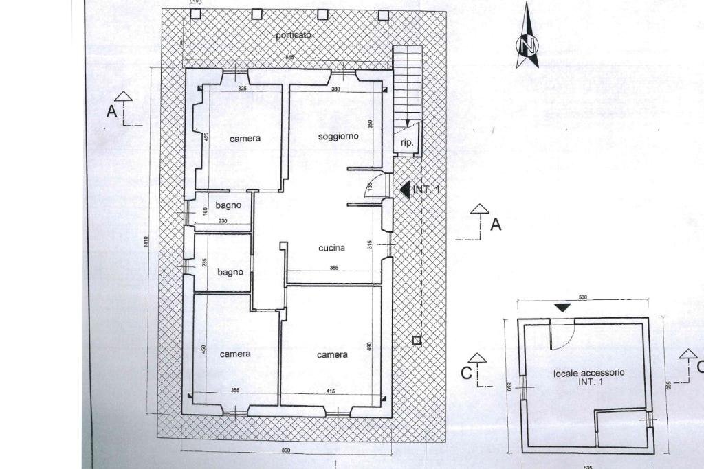 Apartment Via Ponte Baccioni, Cicagna - floor plans 1