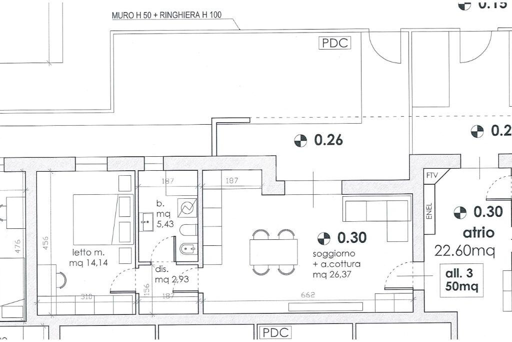 Bilocale Via Madre Teresa di Calcutta, Valsamoggia (zona Albareto - Mulini Nuovi) - planimetria 1