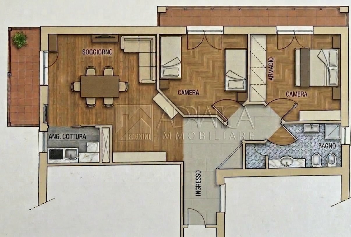 Planimetria.jpeg - Appartamento Lungomare di Levante, Taggia - planimetria 1