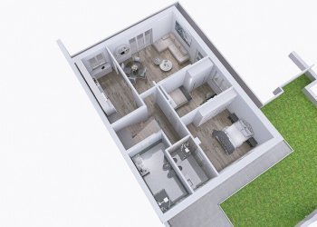 PIANTA PIANO TERRENO1.jpeg - Appartamento Via Galletto, Vaiano - foto 7