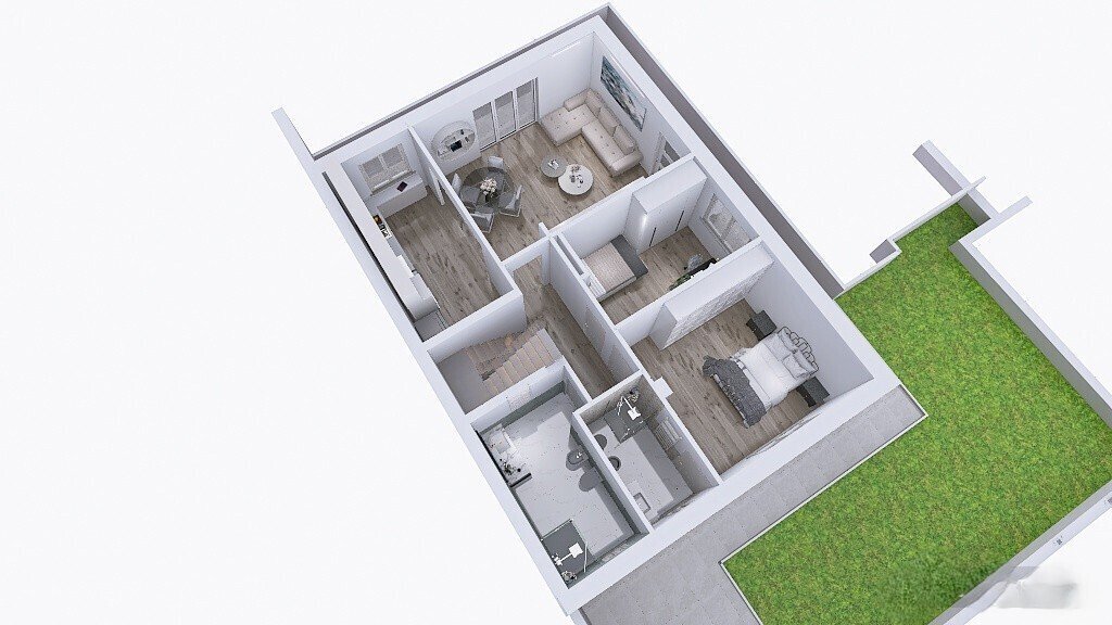 PIANTA PIANO TERRENO1.jpeg - Appartamento Via Galletto, Vaiano - foto 2