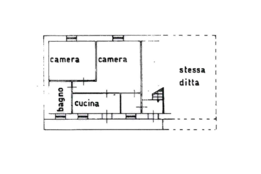 Three-room apartment Via Castellamonte, Banchette - floor plans 1