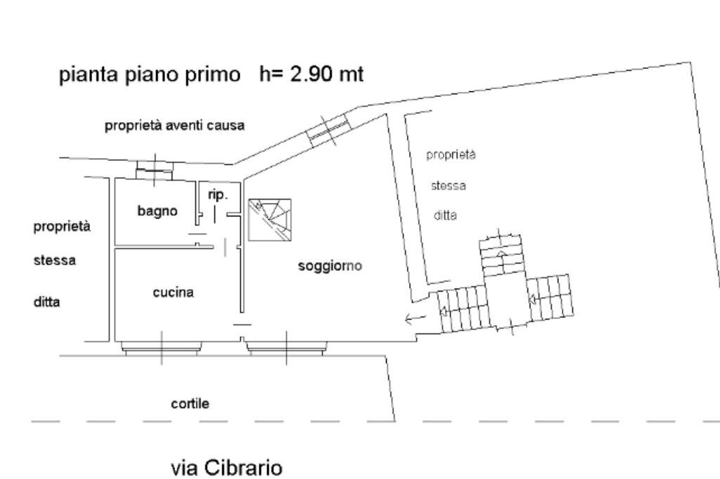Semi-detached house Vicolo delle Coste III, Lanzo Torinese - floor plans 1