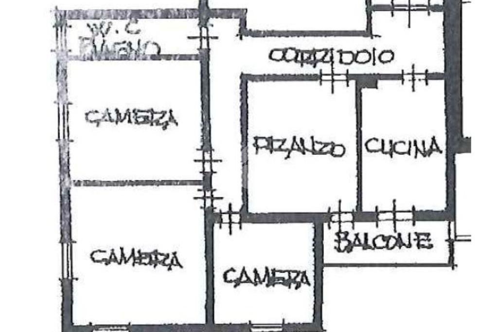Quadrilocale Via Tavoni, Savignano sul Panaro - planimetria 1