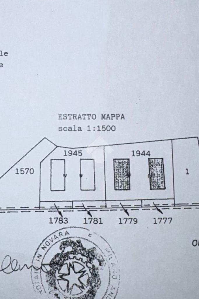 Box Via Galliate, Trecate - planimetria 1