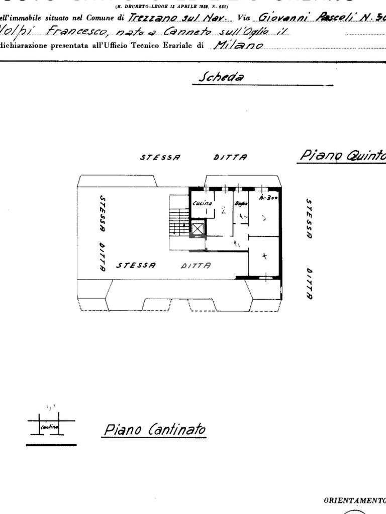Trilocale Via Pascoli, Trezzano sul Naviglio - planimetria 1
