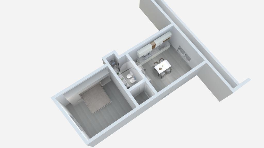 Bilocale Via Antonio Vagnone, Torino (zona San Donato) - planimetria 1