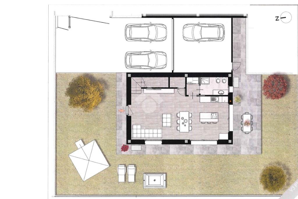 Villa Via Marche, Lainate - floor plans 1