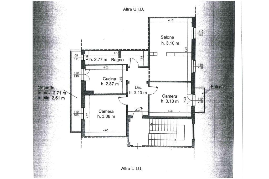 Quadrilocale Via Nizza, Acqui Terme - planimetria 1
