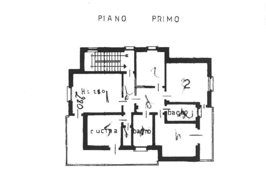 Apartment Via Prelle, Romano Canavese - floor plans 1