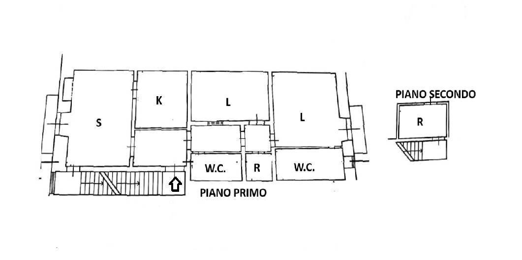 Three-room apartment Via Dei Mille, Martina Franca - floor plans 1
