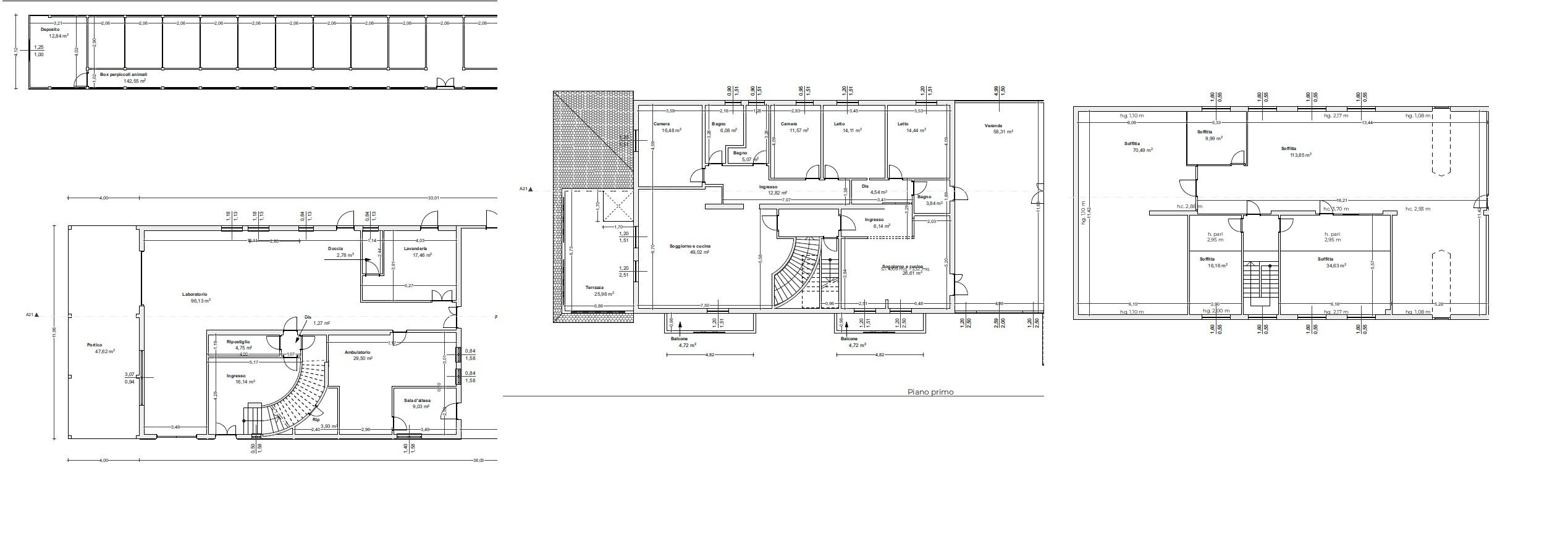 Independent house Castelfranco Emilia - floor plans 1