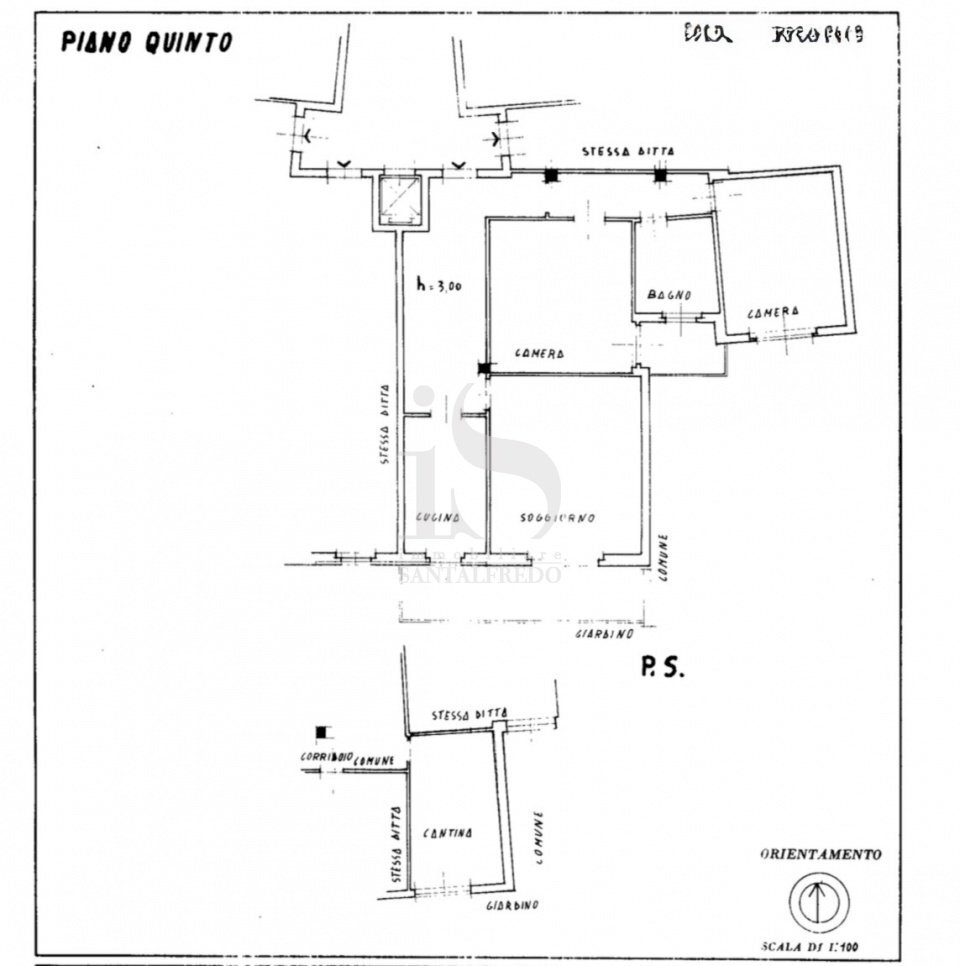 One-room apartment VIA LARGO PONTIDA, 14 3, Vimercate - floor plans 1