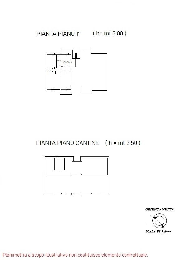 Quadrilocale via Roma, 27, Fenestrelle - planimetria 1