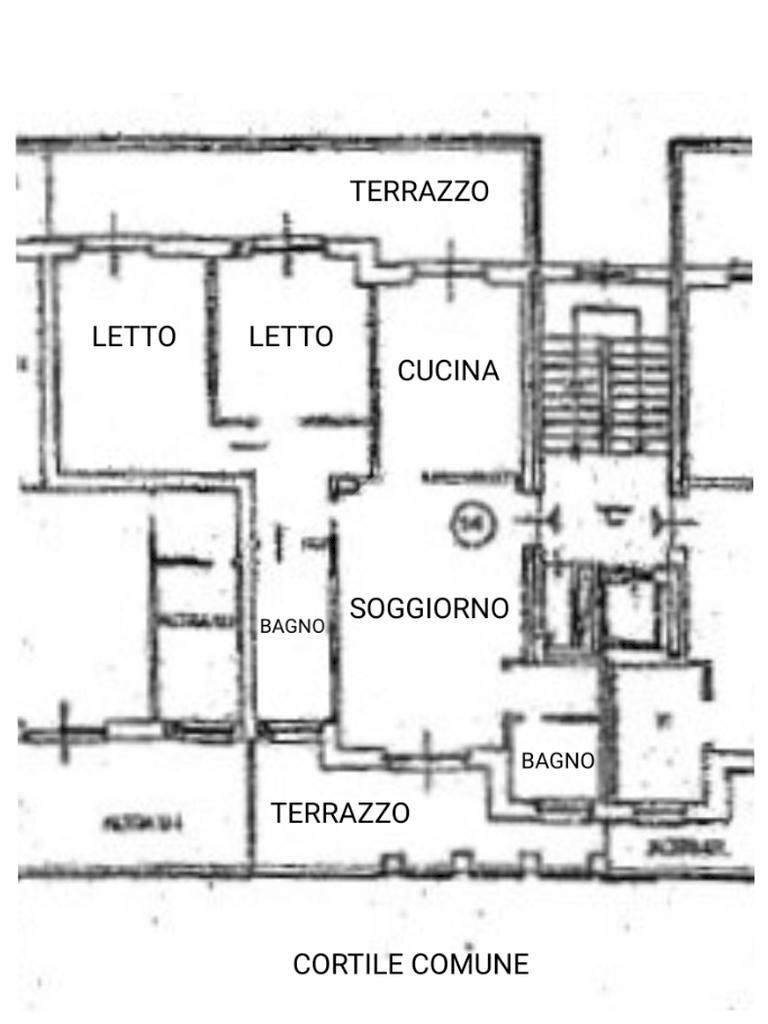 Quadrilocale Via XX Settembre, Collegno - planimetria 1