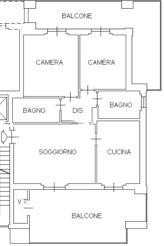 Quadrilocale Viale Europa, San Maurizio Canavese - planimetria 1