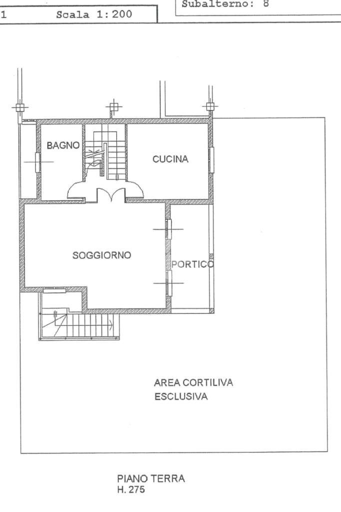 Independent house Formigine, Formigine - floor plans 1