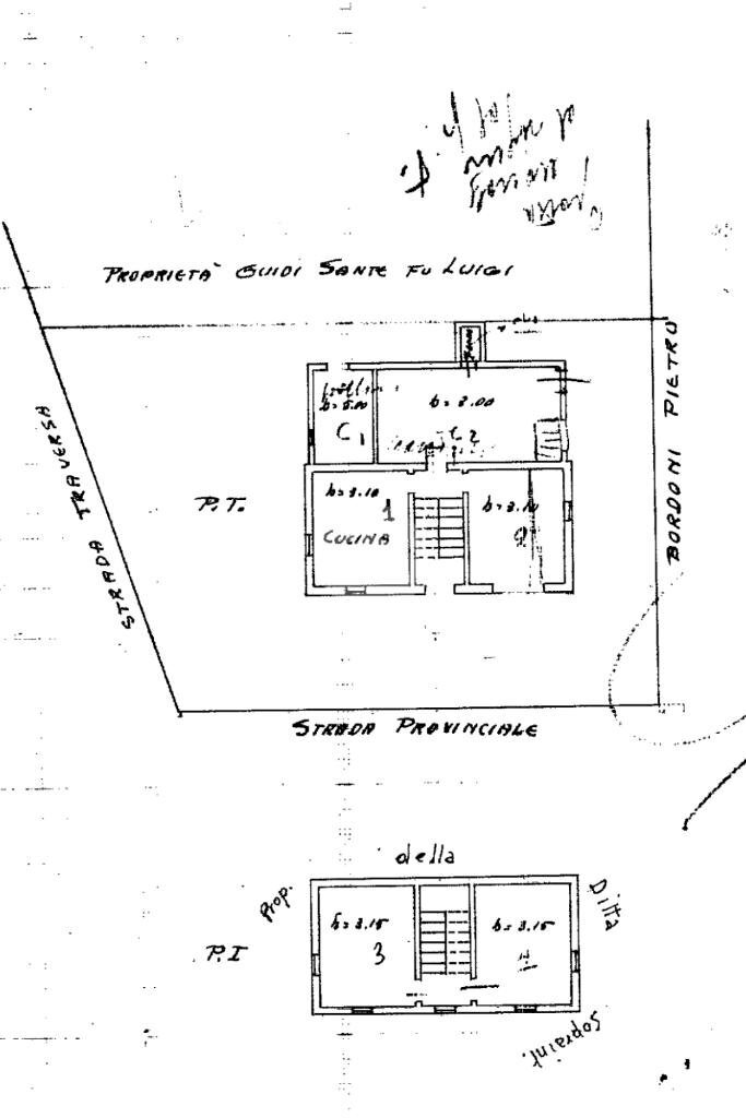 Villa Via Saludecio, Mondaino - planimetria 1