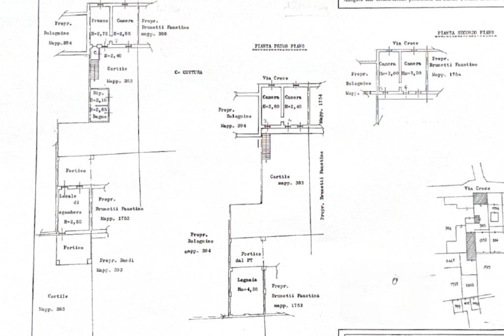 Rustic Largo S. Martino, Cerano - floor plans 1