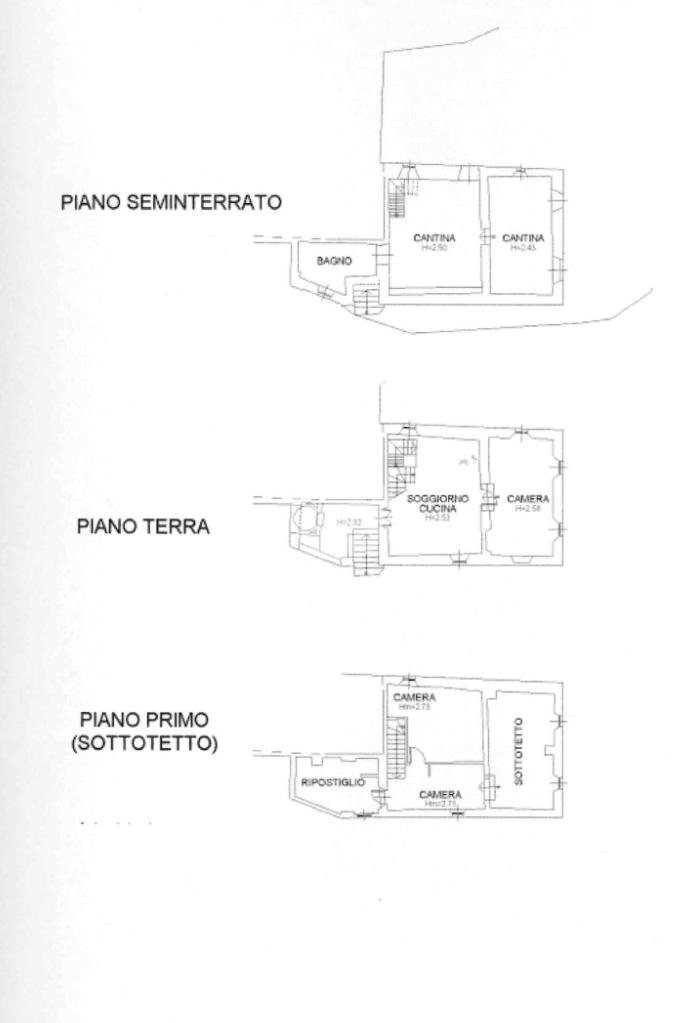 Casa semi indipendente Via monte palone, Calestano - planimetria 1