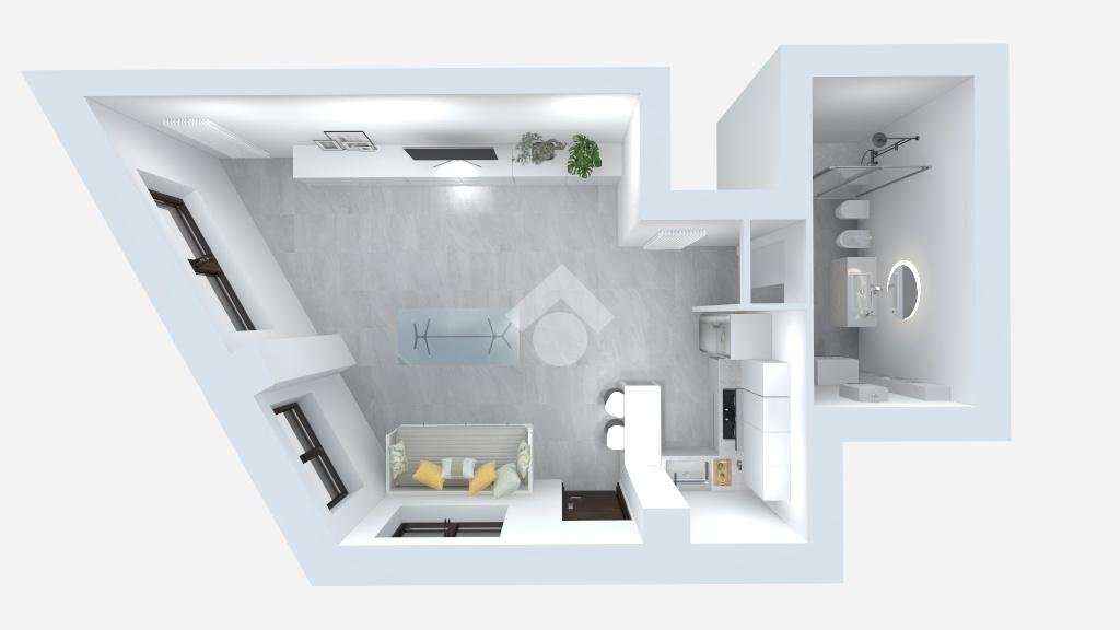 Loft Via Pellegrino Rossi, Milano (neighborhood Dergano) - floor plans 1