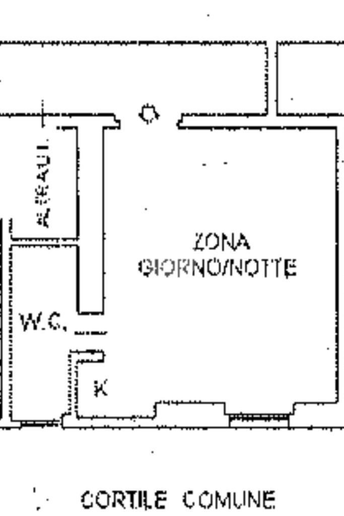 Monolocale Via Giuseppe Meda, Milano - planimetria 1