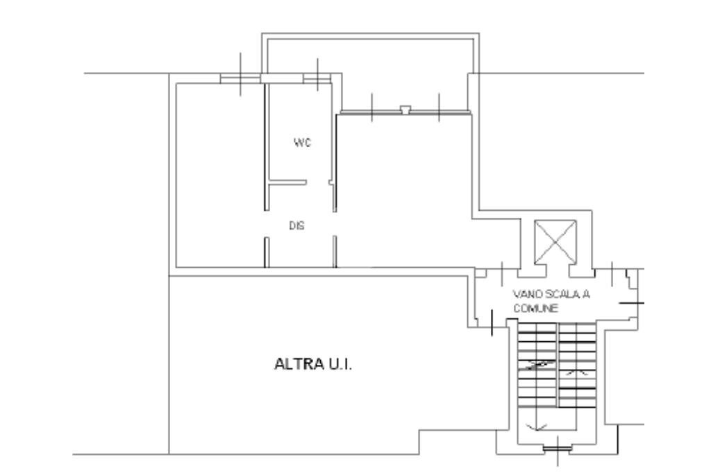 Two-room apartment Piazza Sandro Pertini, Santo Stefano Ticino - floor plans 1