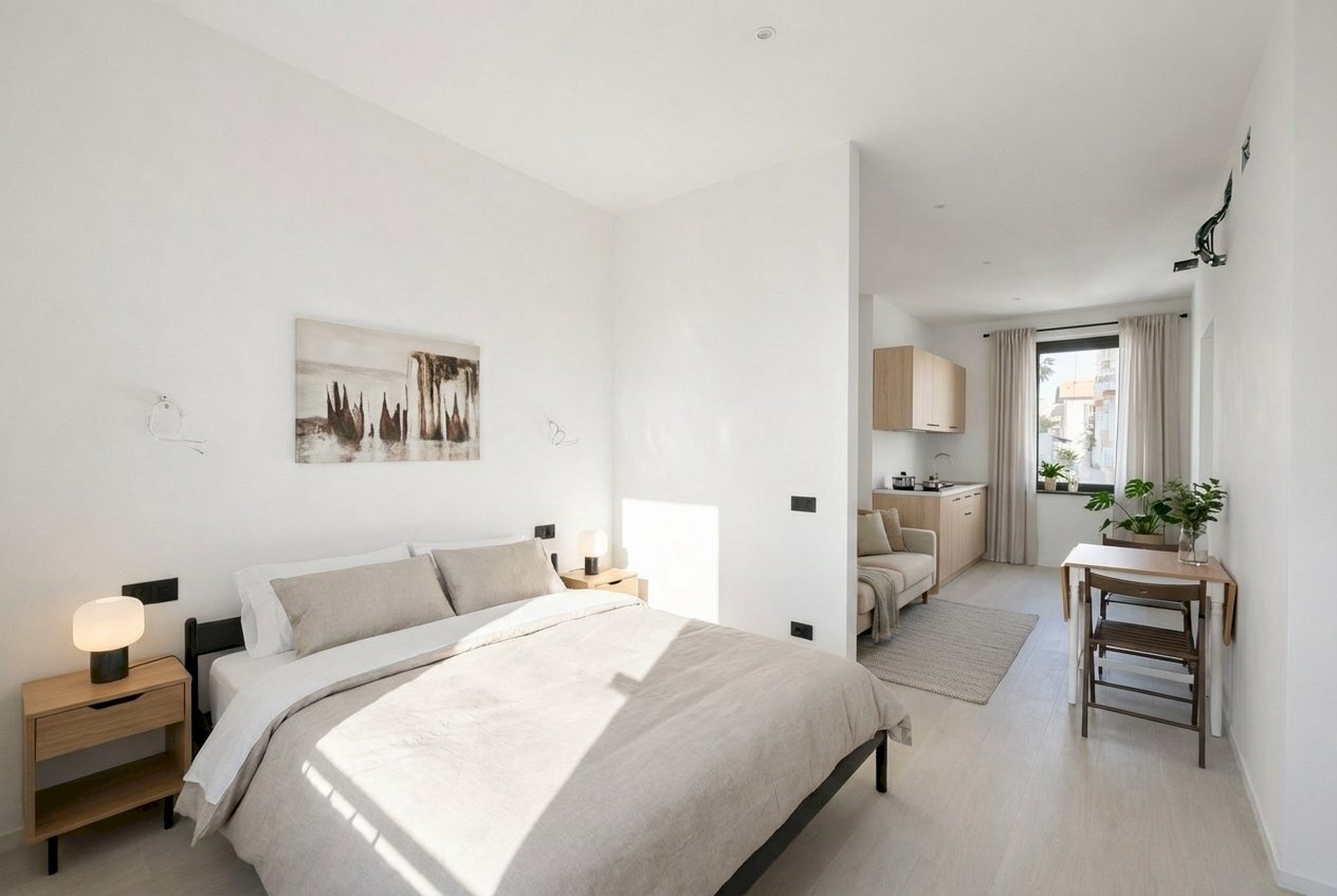 Soluzione 1 - Giapponese.jpg - Monolocale Via XX Settembre 84, Arona - foto 1