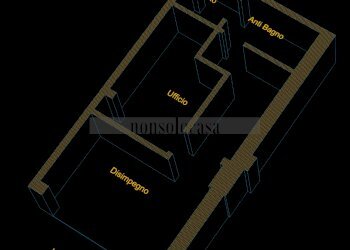 PLANIMETRIA 3D - Ufficio Via Volumnia 32, Perugia - foto 15