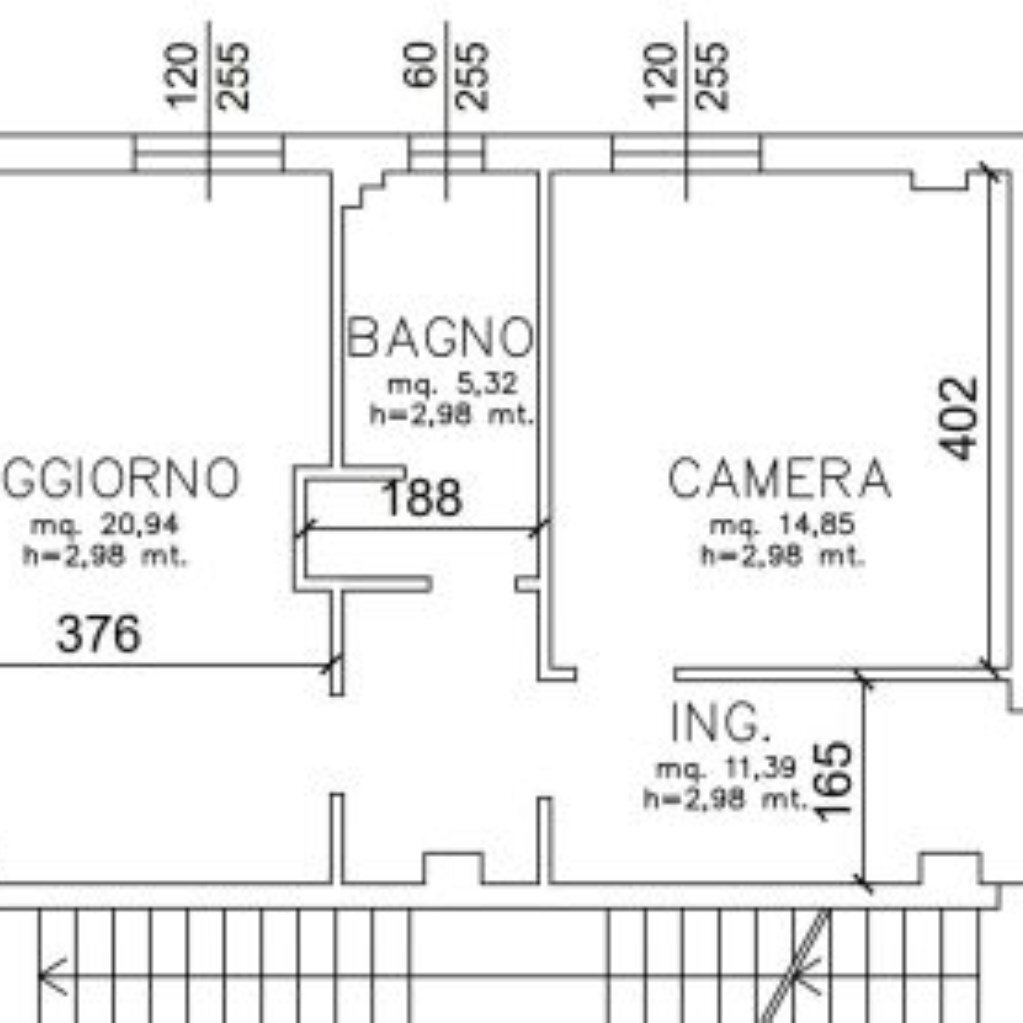 Bilocale Via Pompeo Scipione Dolfi, Bologna (zona Centro Storico) - planimetria 1