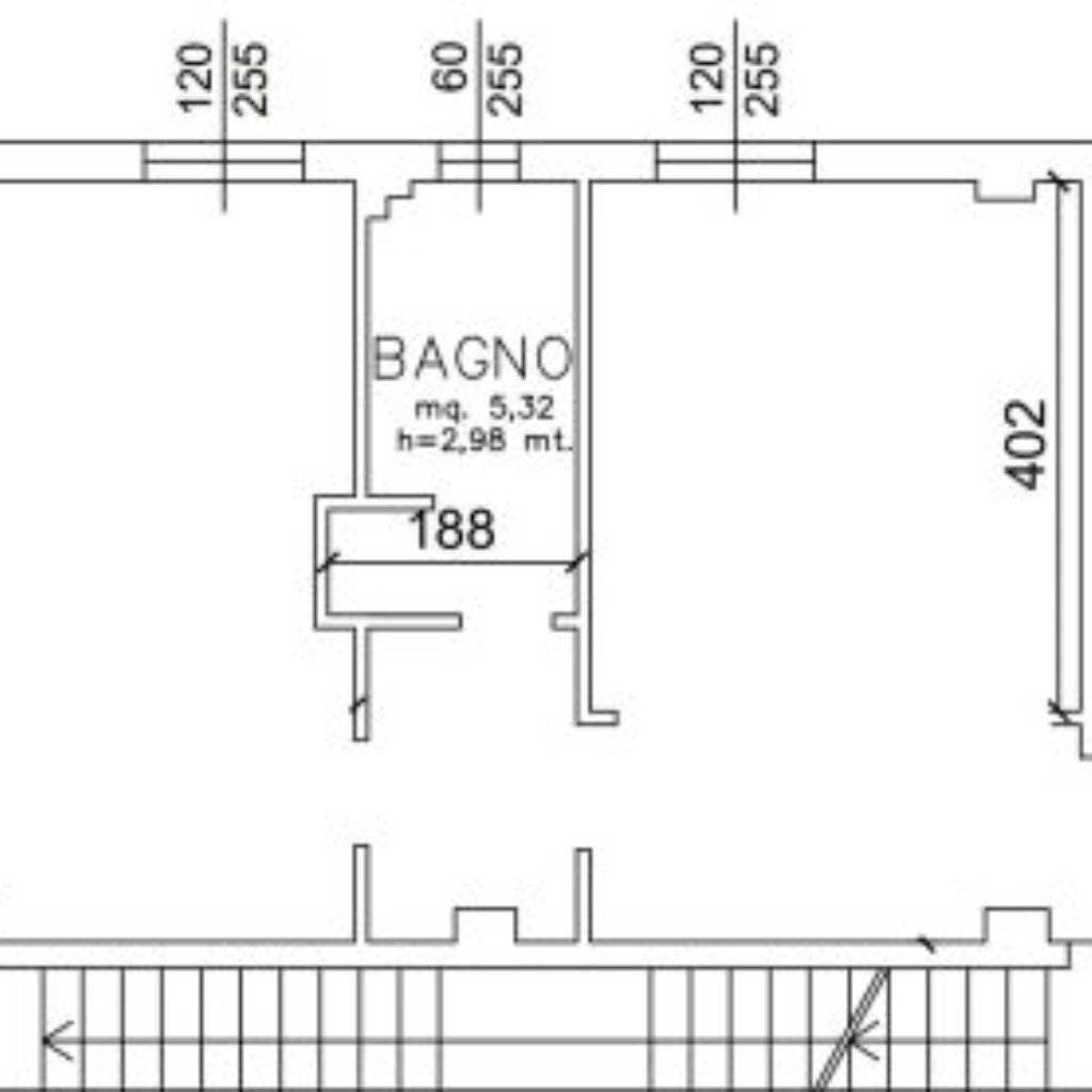 Two-room apartment Via Pompeo Scipione Dolfi, Bologna (neighborhood Centro Storico) - floor plans 1