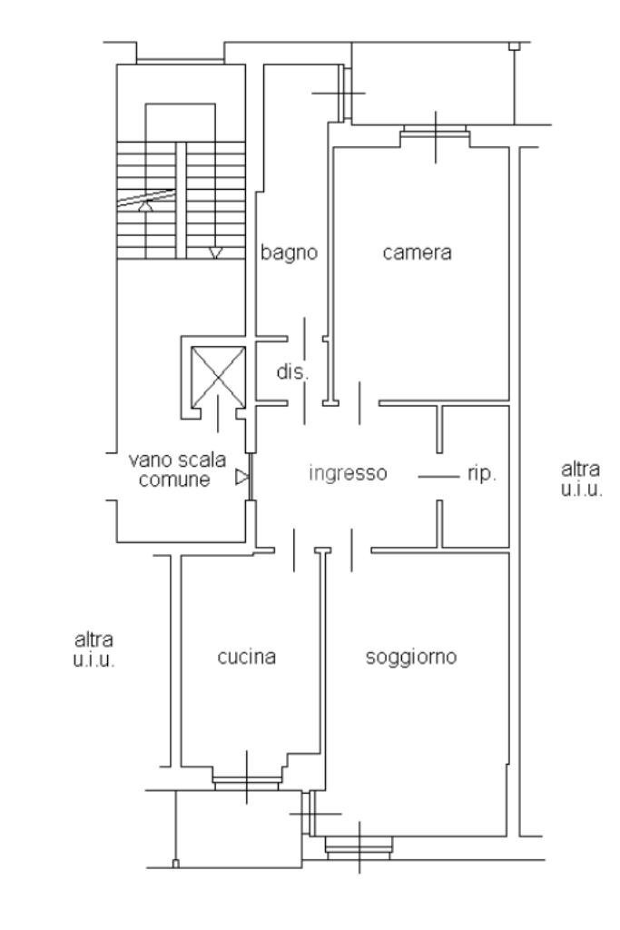 Trilocale Strada Torino, Beinasco - planimetria 1