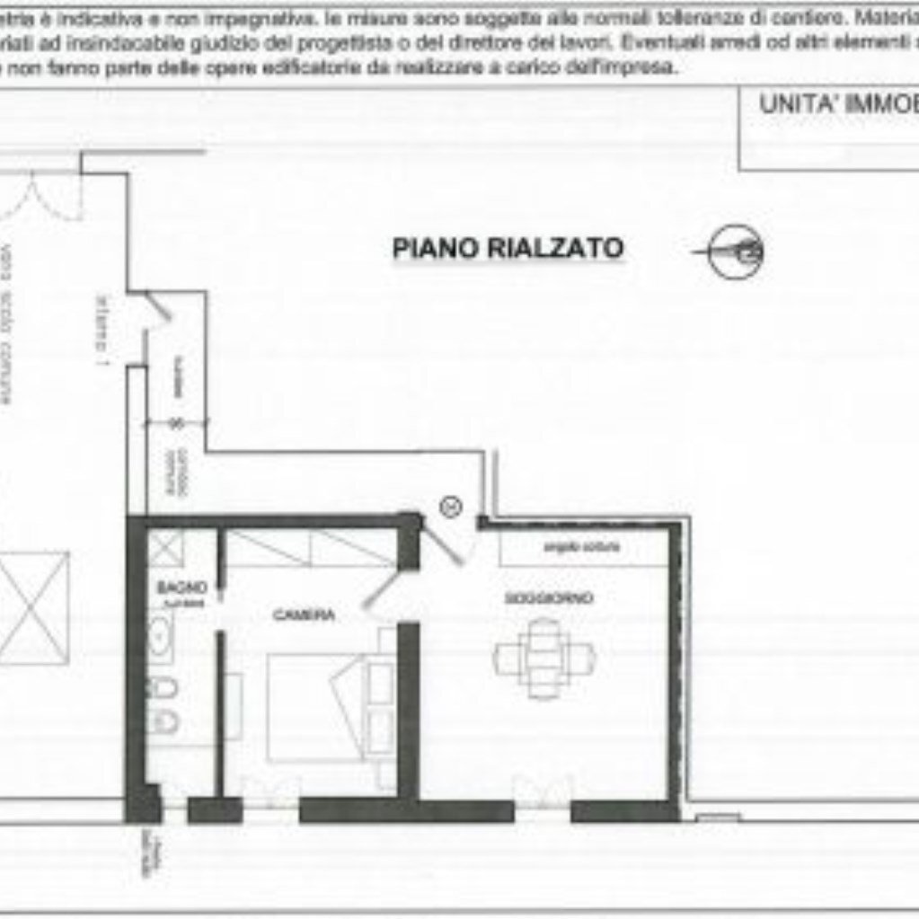 Two-room apartment Via Giuseppe Mazzini, 24, Bologna (neighborhood Mazzini) - floor plans 1