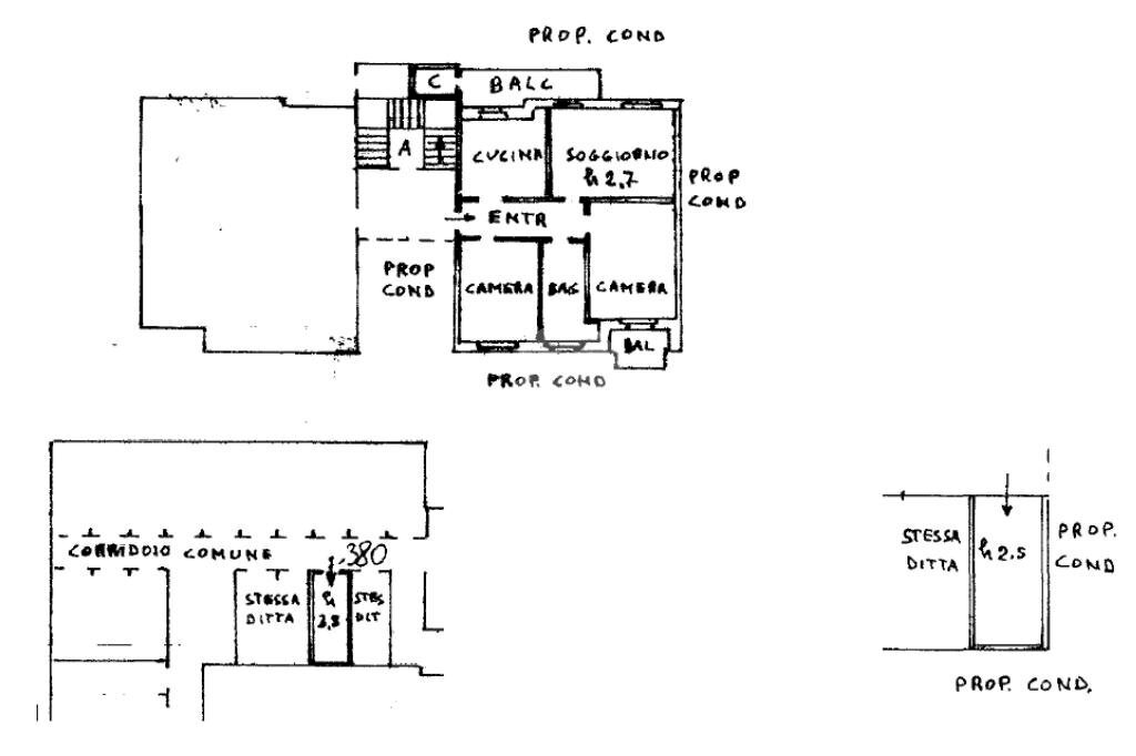 Quadrilocale Via Rosa Luxemburg, Settimo Torinese - planimetria 1