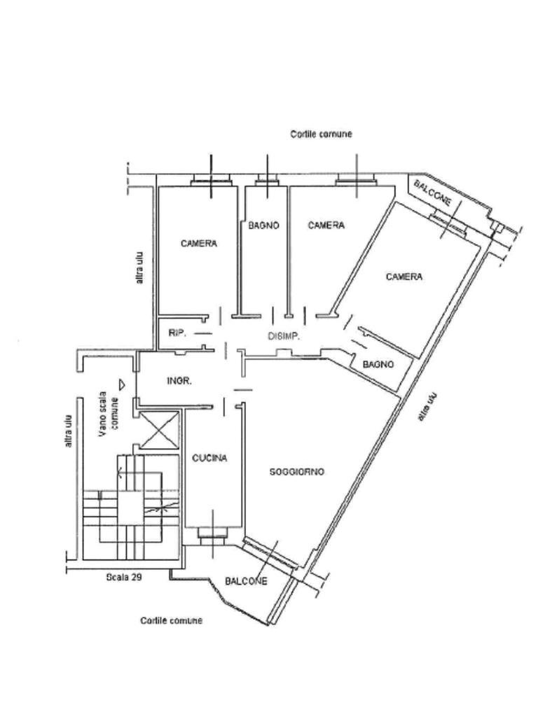 Quadrilocale Via Milano, Garbagnate Milanese - planimetria 1