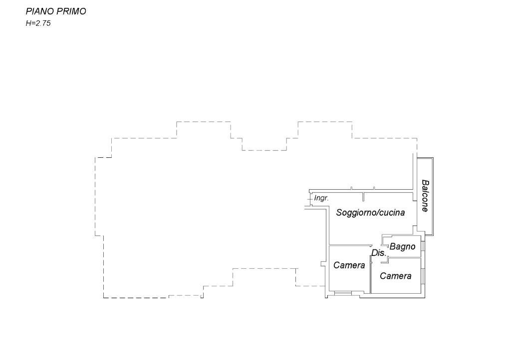 Trilocale San Giovanni In Persiceto, San Giovanni in Persiceto - planimetria 1