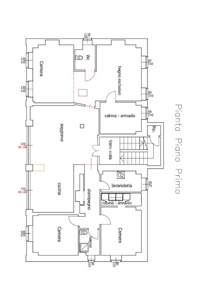 Casa indipendente Via Sp64, Valchiusa - planimetria 1