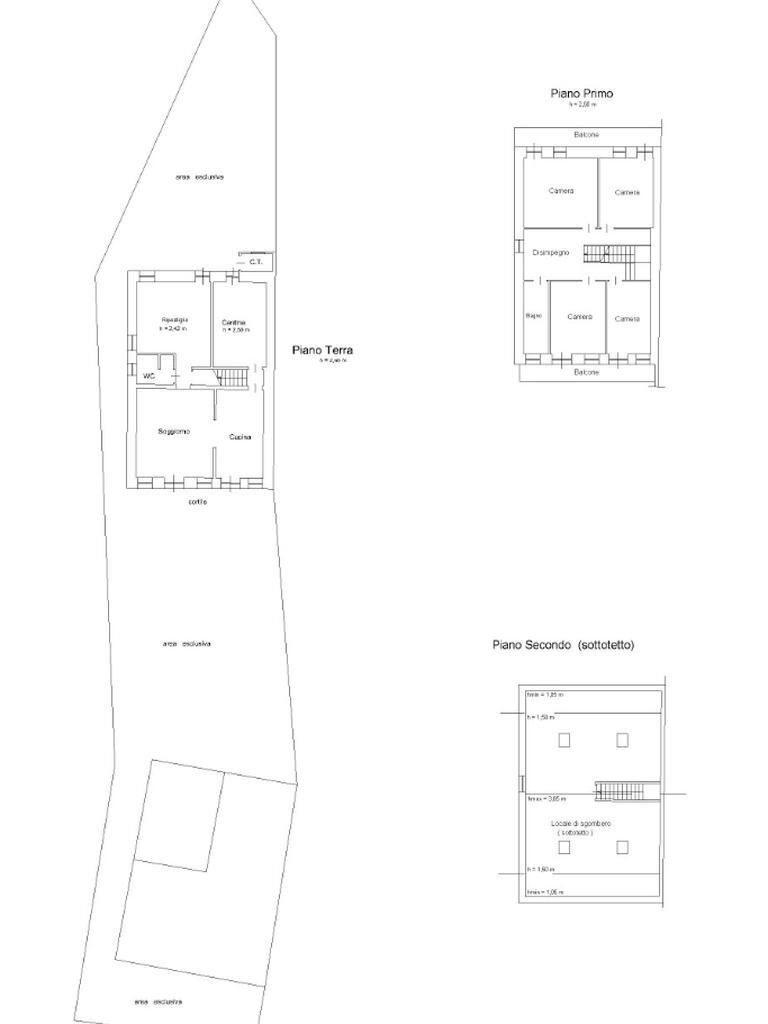 Casa semi indipendente Via Scallaro, Cavagnolo - planimetria 1