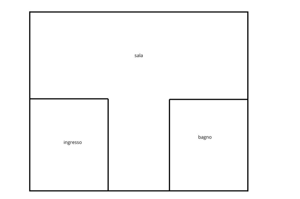 Negozio Via Gioberti, Pinerolo - planimetria 1