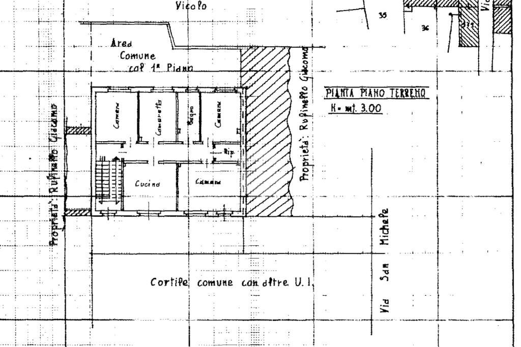 Casa semi indipendente Via S. Michele, Volvera - planimetria 1