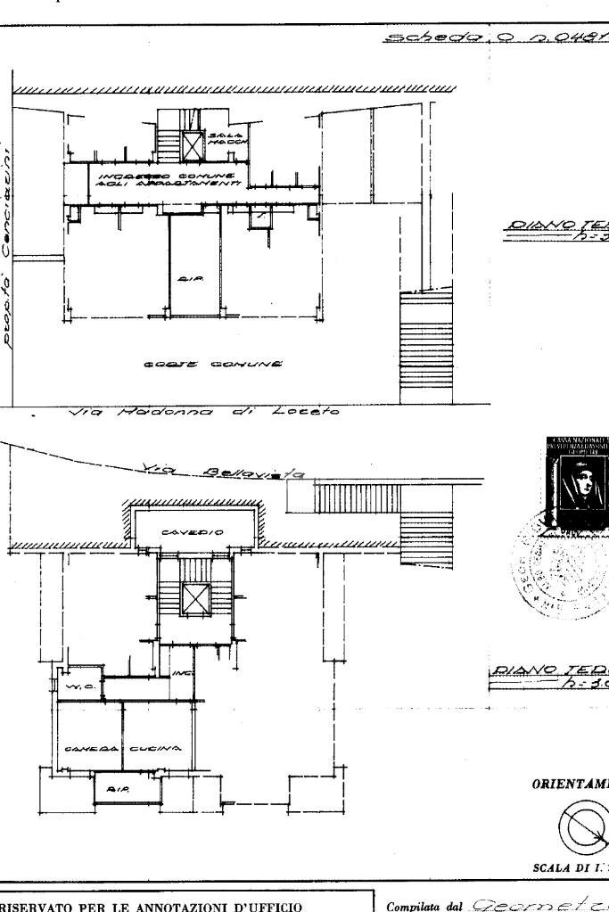 Two-room apartment Via madonna di loreto, Gabicce Mare - floor plans 1