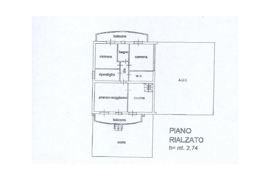 Quadrilocale Via Giuseppe di Vittorio, Savignano sul Rubicone - planimetria 1