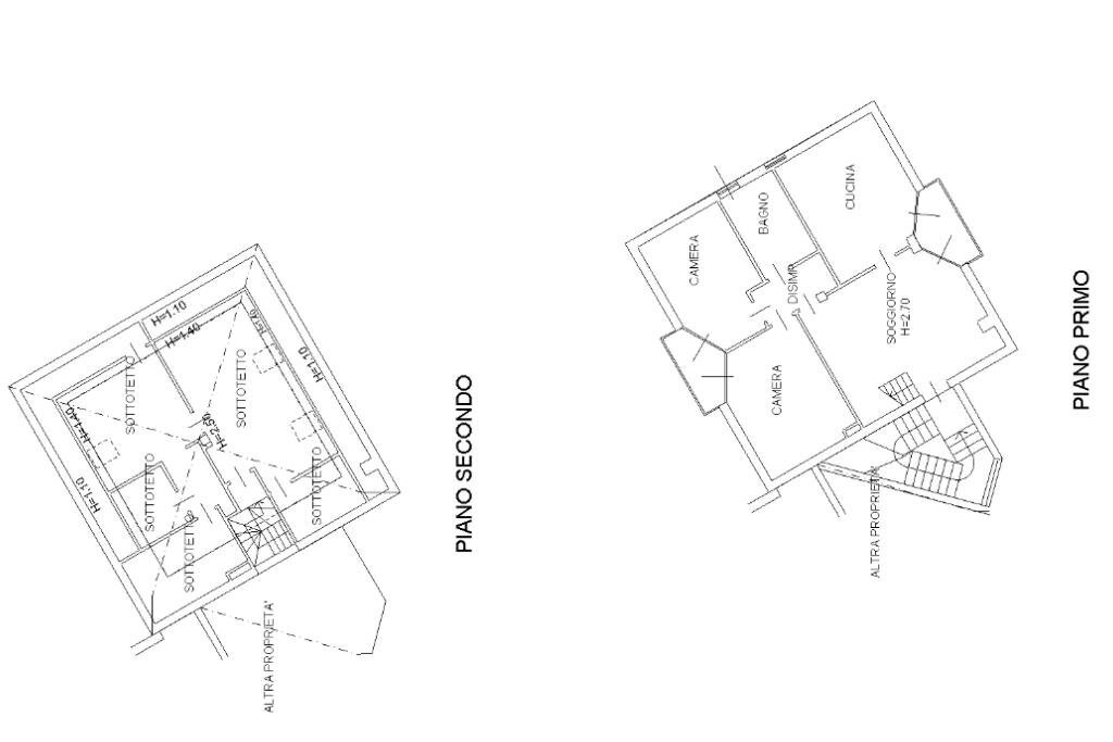 Quadrilocale Via battilocchi, Collecchio - planimetria 1