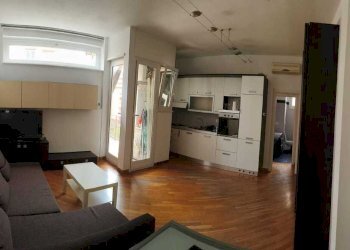 Soggiorno con angolo cottura - Bilocale Via delle Fiamme Gialle, Roma - foto 6