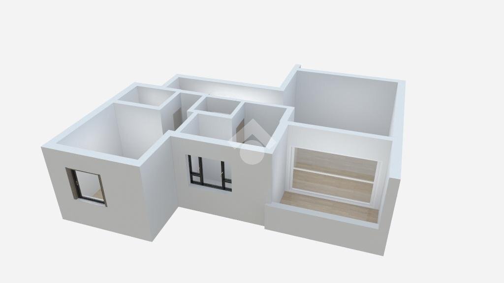 Two-room apartment Piazza dei Daini, Milano (neighborhood Bicocca) - floor plans 1