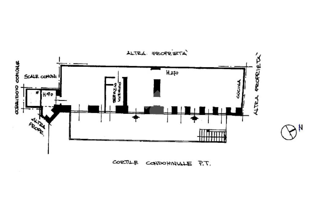 Trilocale Via Andrea Maffei, Milano - planimetria 1