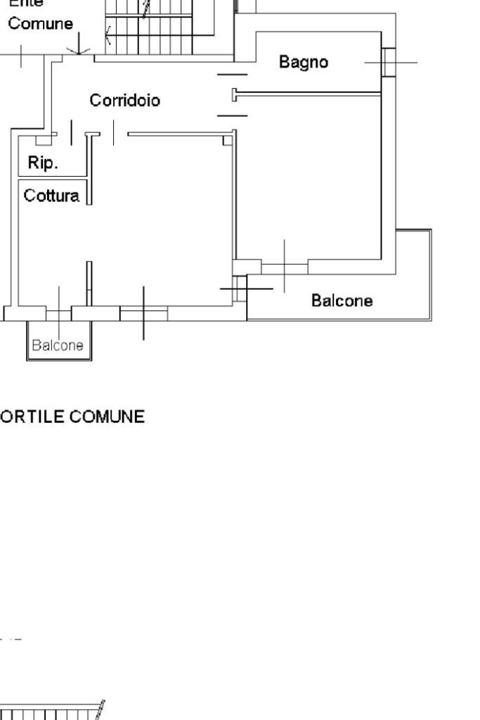 Bilocale Via Val d'Ossola, Milano (zona Niguarda) - planimetria 1