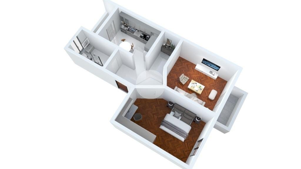 Trilocale Via Villar Focchiardo, Torino (zona Cit Turin) - planimetria 1