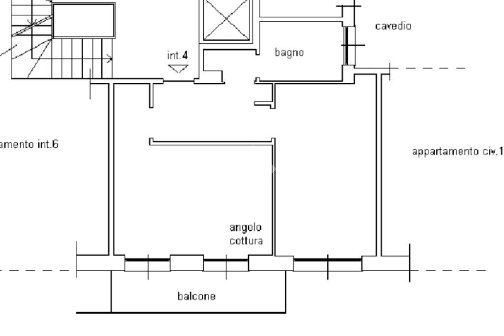Quadrilocale Corso Luigi Andrea Martinetti, Genova (zona Sampierdarena) - planimetria 1
