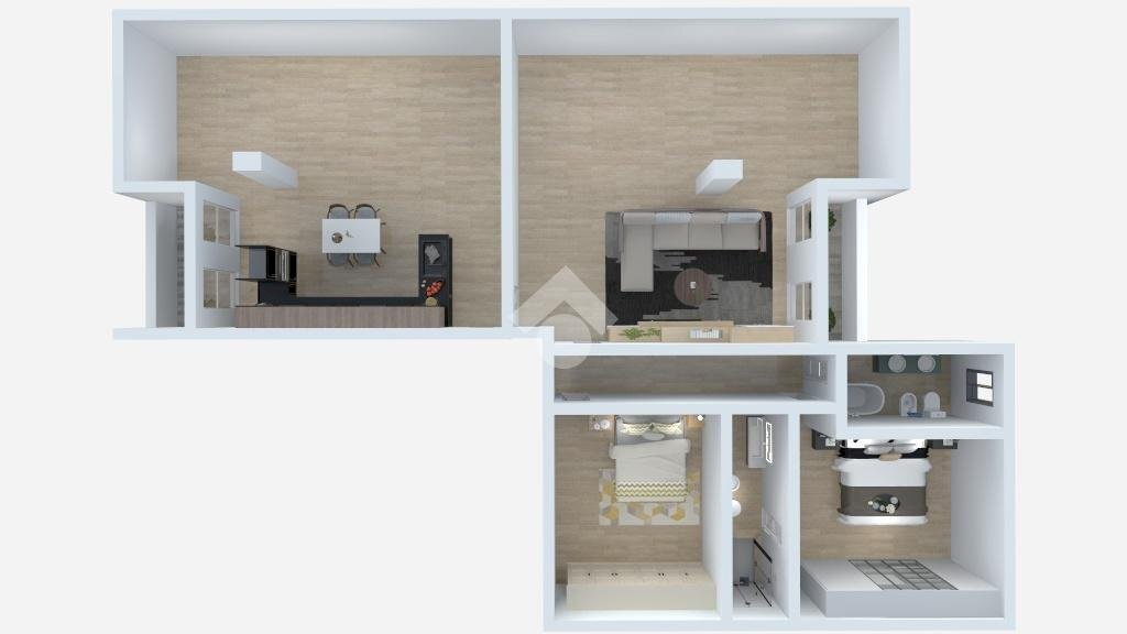 Mansarda Via Giovanni Paolo II, Casorezzo - planimetria 1